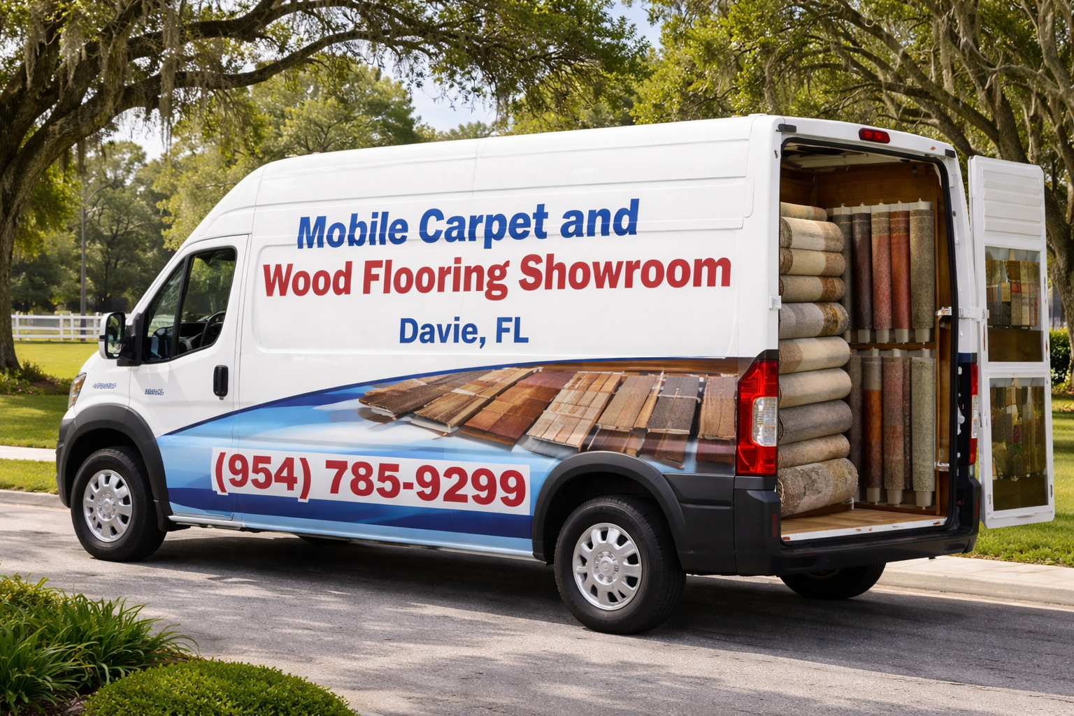Davie Mobile Carpet and Wood Flooring Showroom