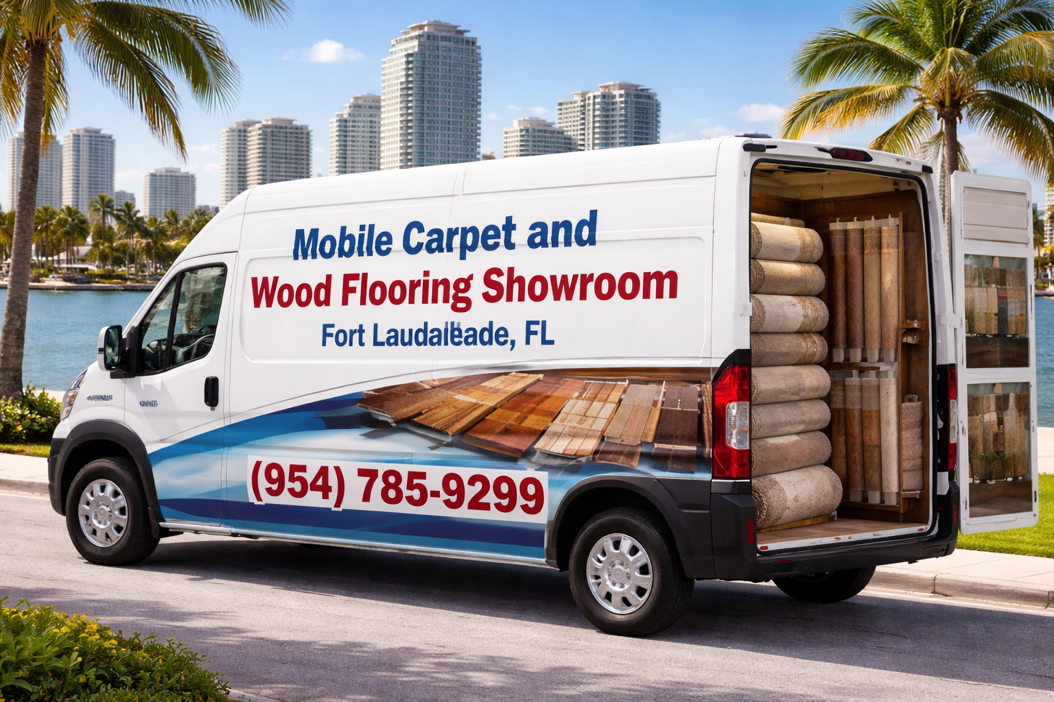Fort Lauderdale Mobile Carpet and Wood Flooring Showroom