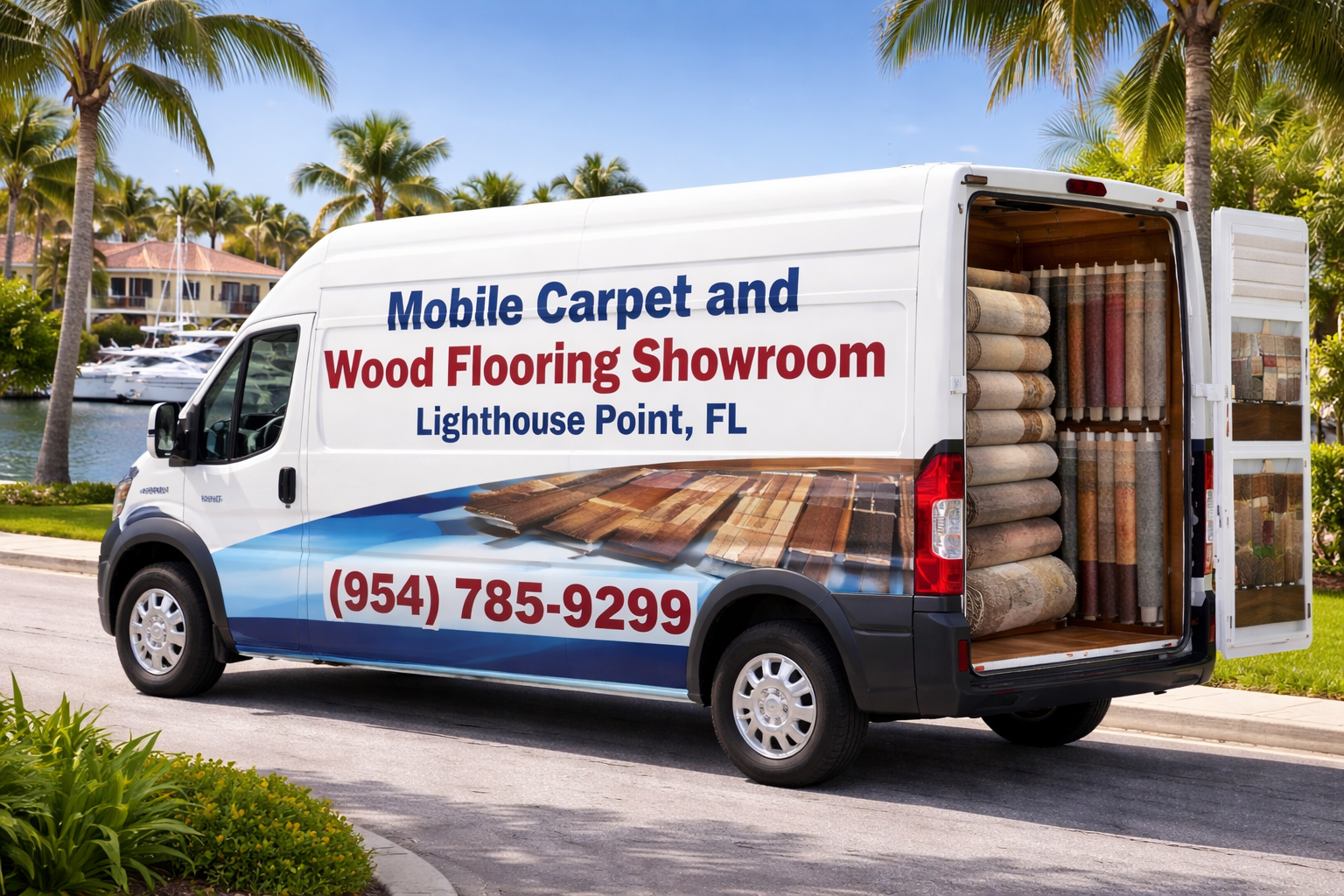 Lighthouse Point Mobile Carpet and Wood Flooring Showroom