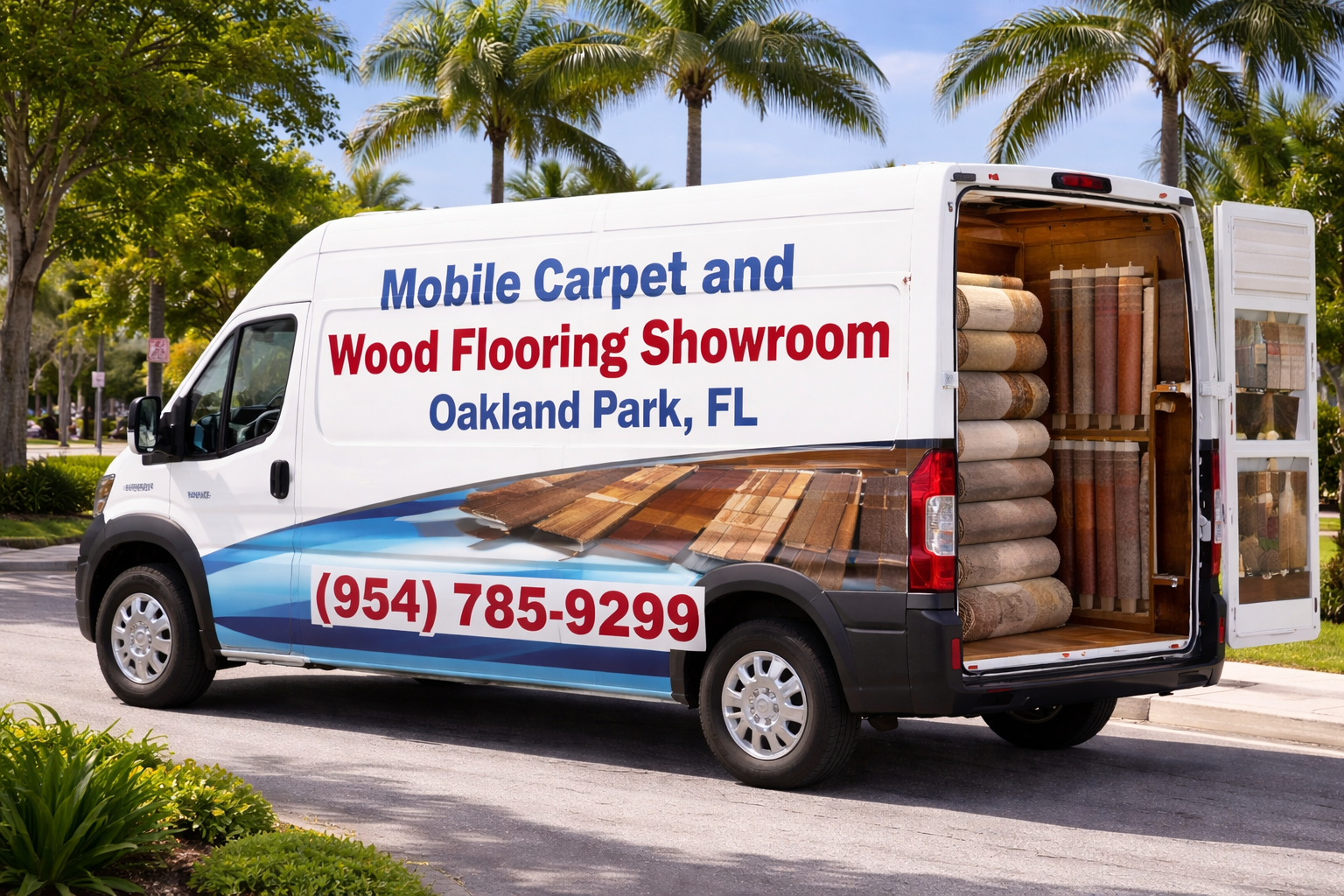 Oakland Park Mobile Carpet and Wood Flooring Showroom