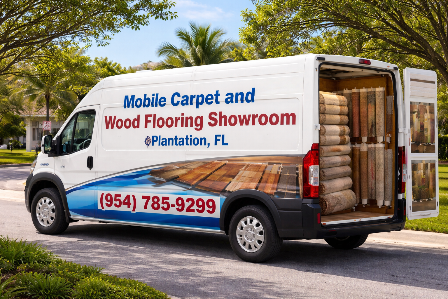Plantation Mobile Carpet and Wood Flooring Showroom