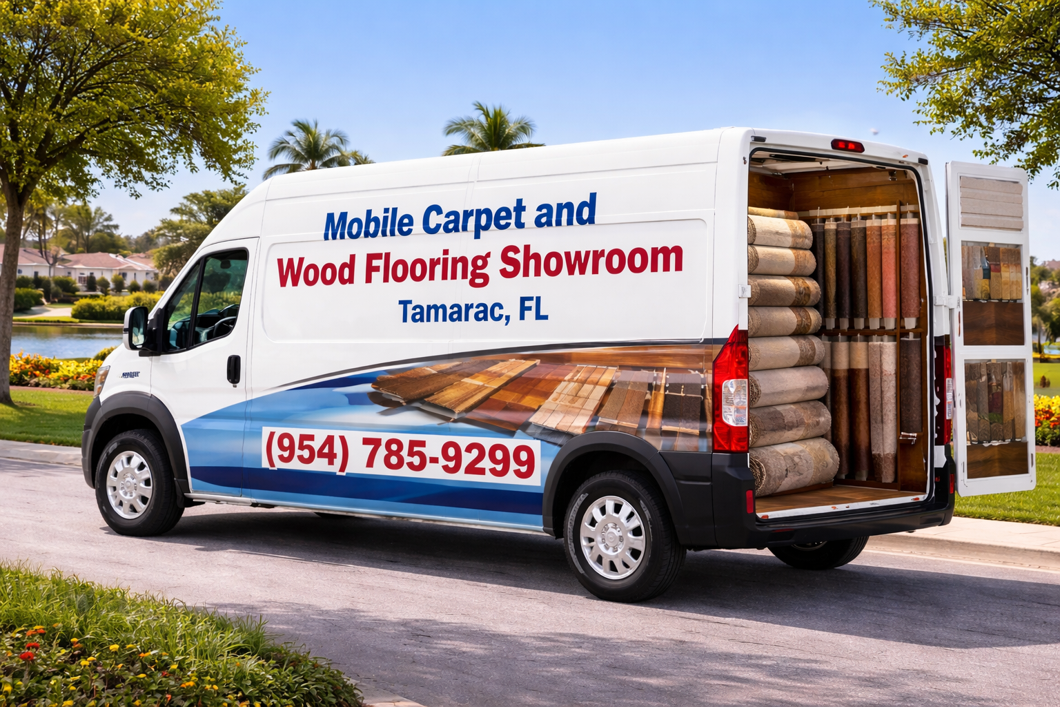 Tamarac Mobile Carpet and Wood Flooring Showroom